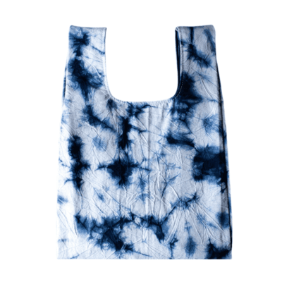 Handcrafted Indigo-Dyed Tote Bag - Large