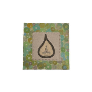 Ceramic Lotus Incense Holder with Base