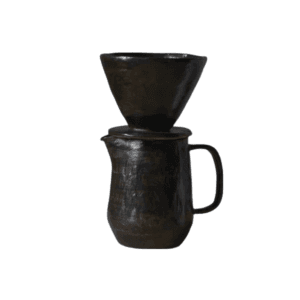 Song-Inspired Brown Glazed Coffee Pour-Over Set