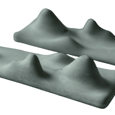Song-Inspired Concrete Landscape Incense Holder – Long