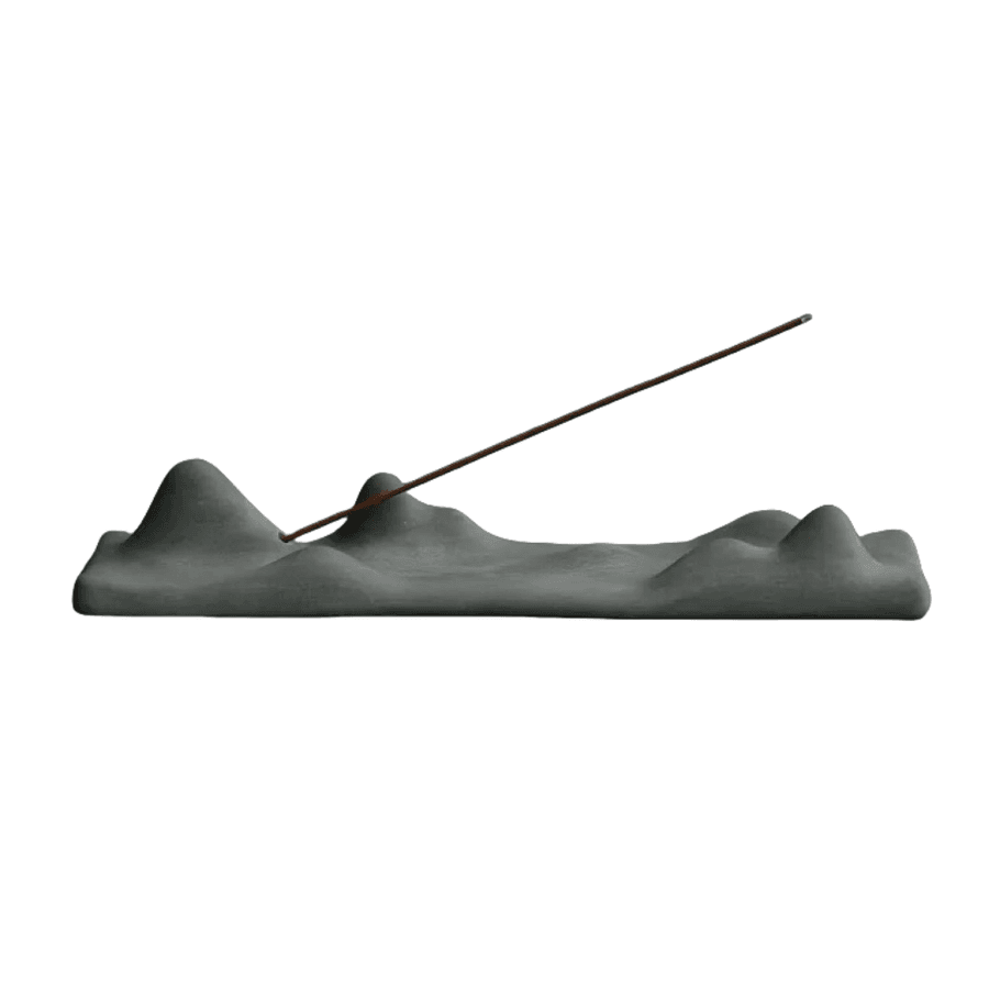 Song-Inspired Concrete Landscape Incense Holder – Long