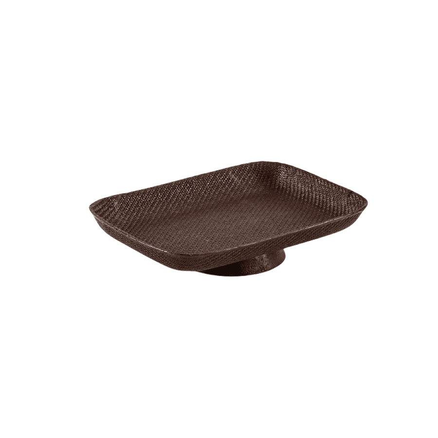 Bamboo Plate Rectangular Design Heritage Inspired