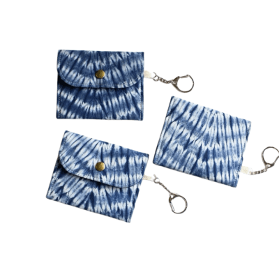 Handmade Card Case Dyed with Indigo and Natural Materials